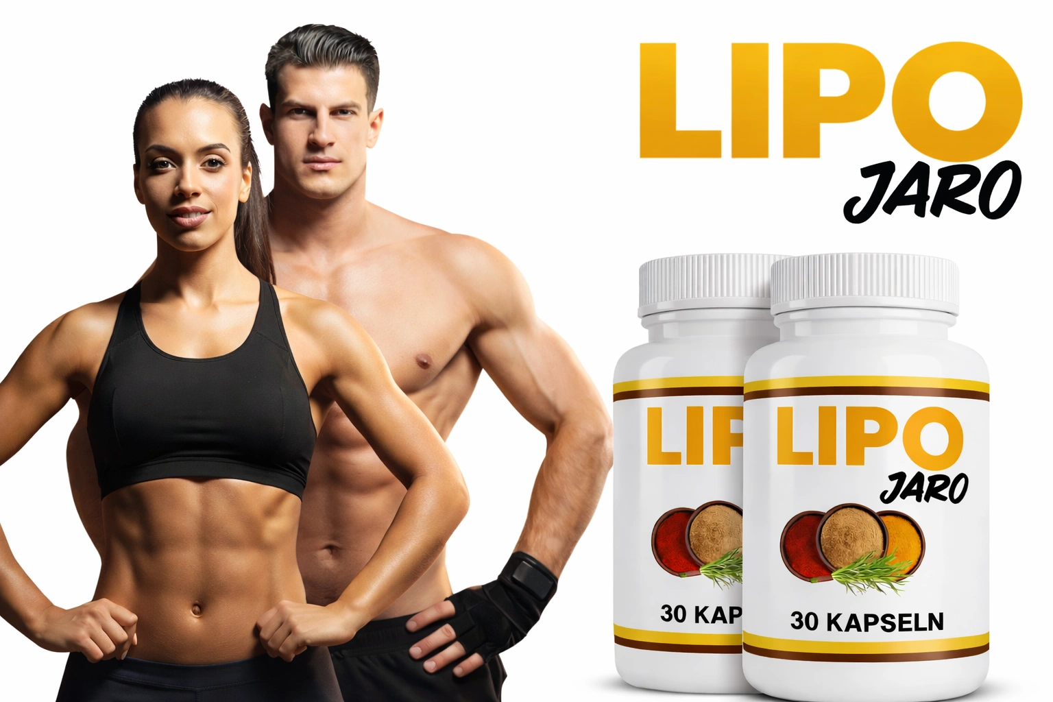 LipoJaro Prostate Health Supplement Bottle